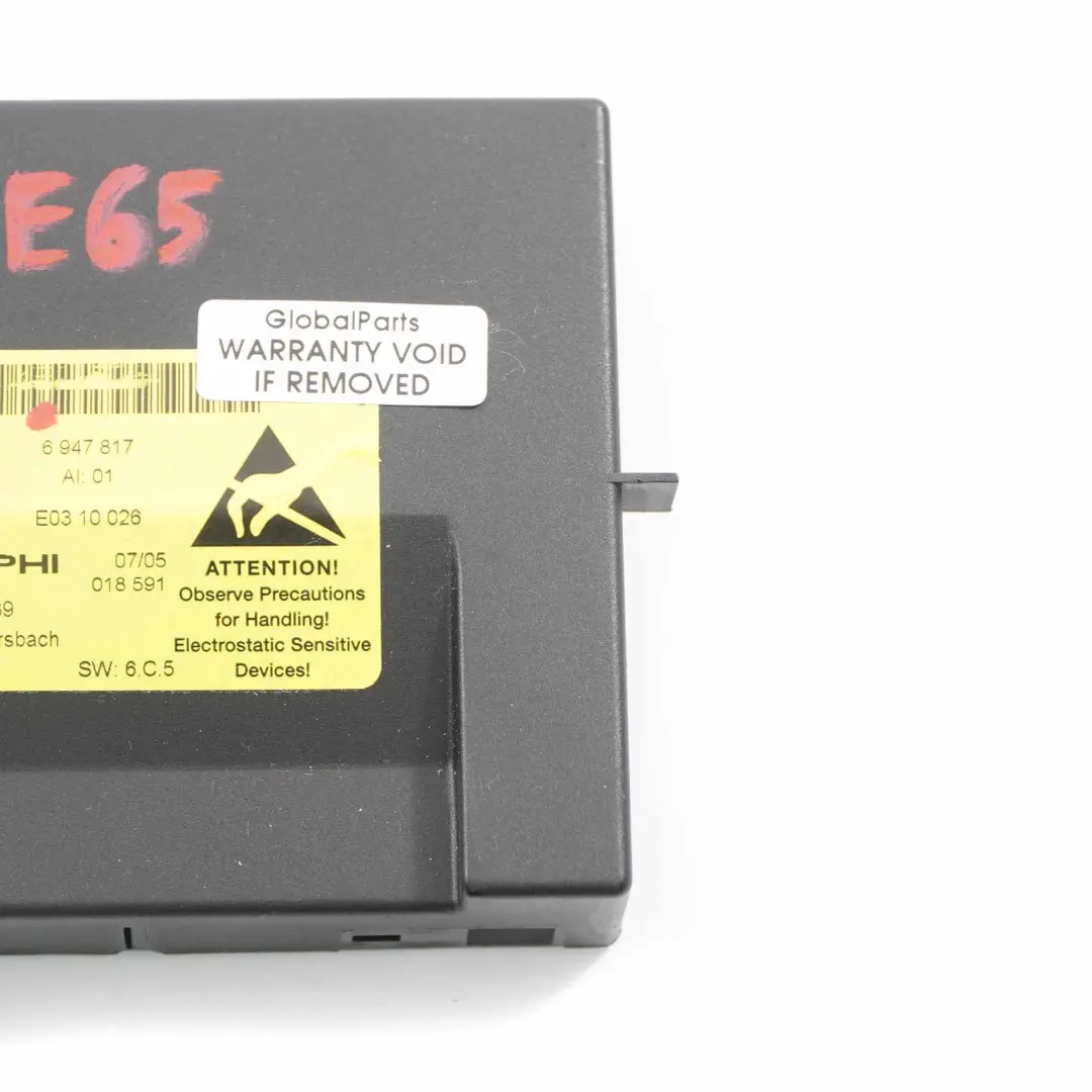 BMW E65 E66 Unité contrôle IDrive Module console centrale avant ECU - SKU 6947817 - Numéro de pièce 6947817