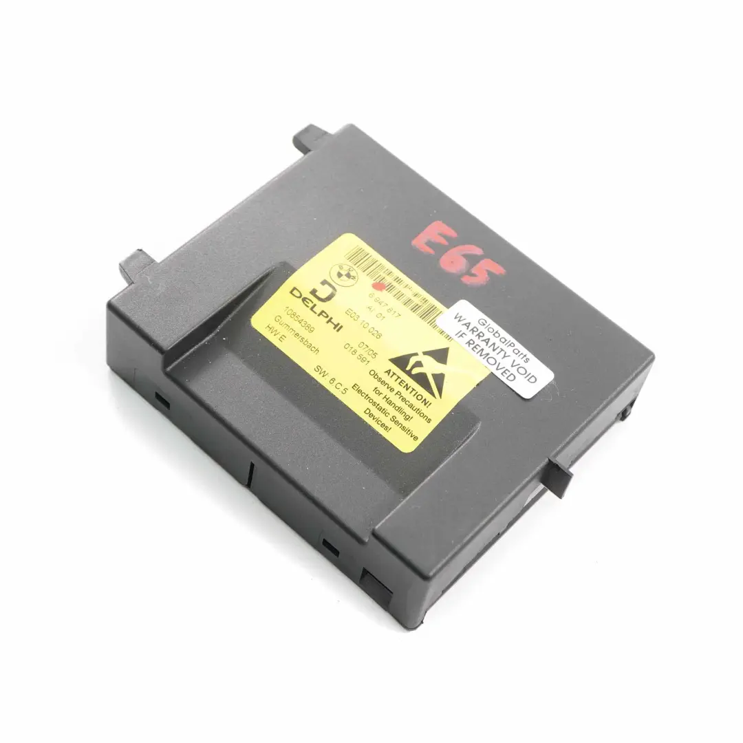 IDrive Control Unit Front Centre Console Module ECU to BMW E65 E66 with Part number 6947817 BMW E65 E66 IDrive Control Unit Front Centre Console Module ECU - SKU 6947817 - Part number 6947817