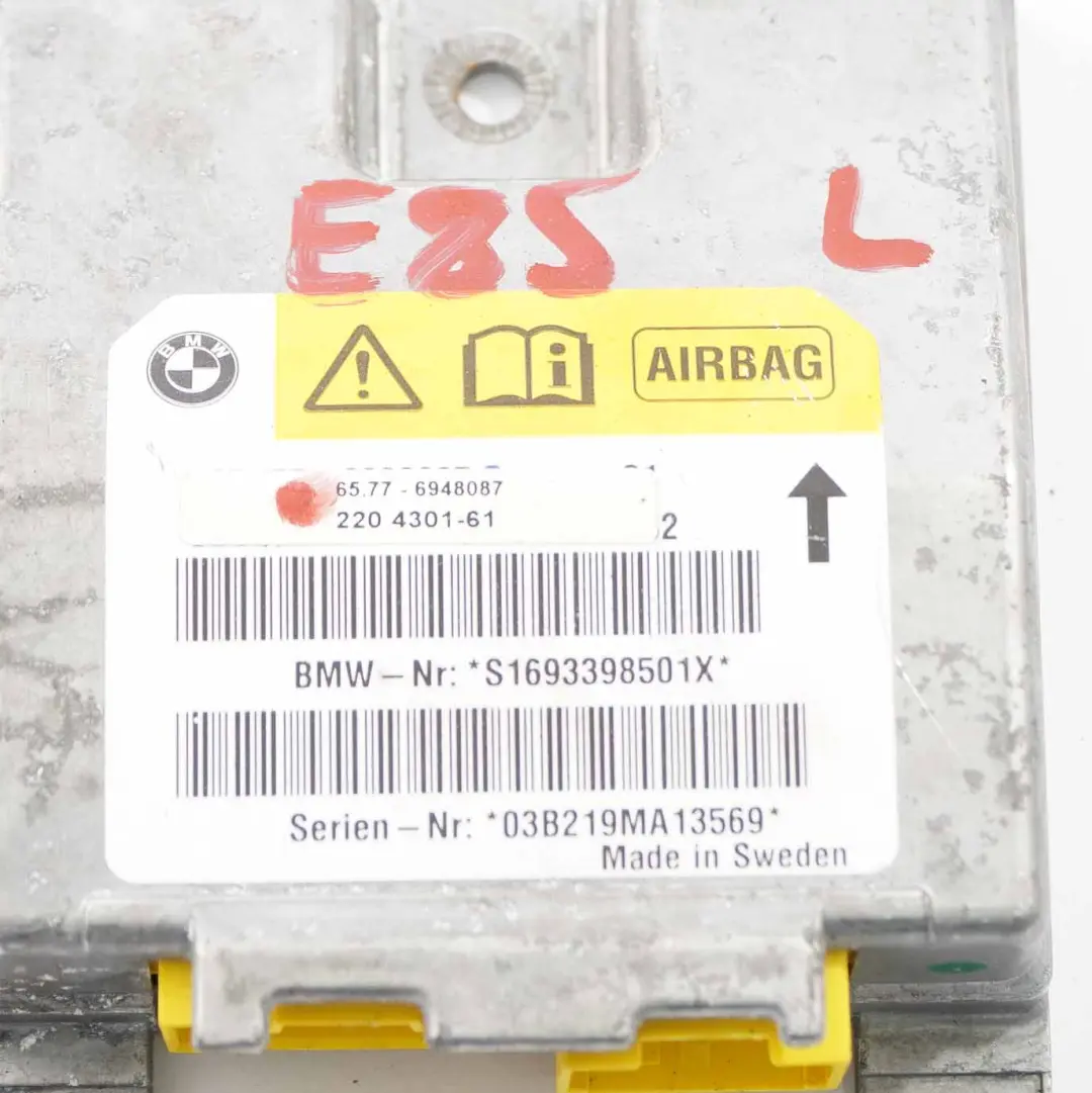 BMW Z4 E85 Moduł Sensor Air Bag Lewy - SKU 6948087 - Numer Części 6948087