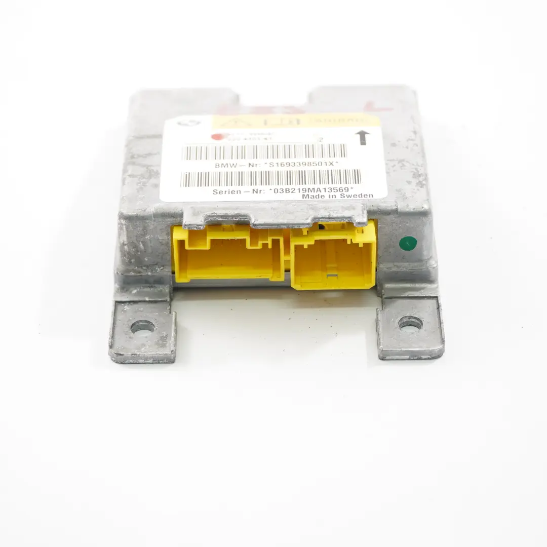 Módulo Airbag Sensor Pilar B Izquierdo Unidad Control Air Bag para BMW Z4 E85 con número de pieza 6948087 BMW Z4 E85 Módulo Airbag Sensor Pilar B Izquierdo Unidad Control Air Bag - SKU 6948087 - Número de pieza 6948087