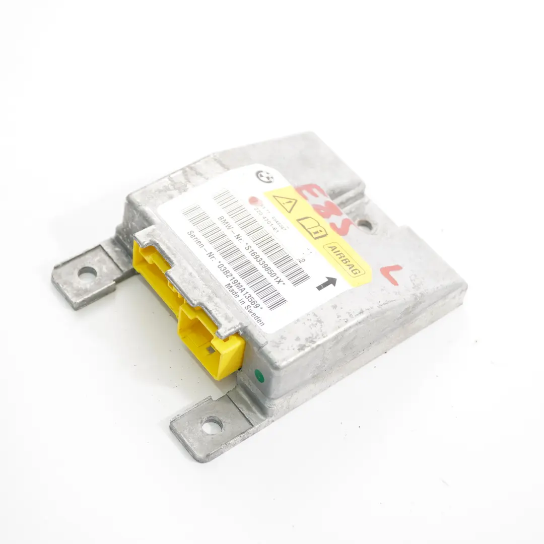 Módulo Airbag Sensor Pilar B Izquierdo Unidad Control Air Bag para BMW Z4 E85 con número de pieza 6948087 BMW Z4 E85 Módulo Airbag Sensor Pilar B Izquierdo Unidad Control Air Bag - SKU 6948087 - Número de pieza 6948087