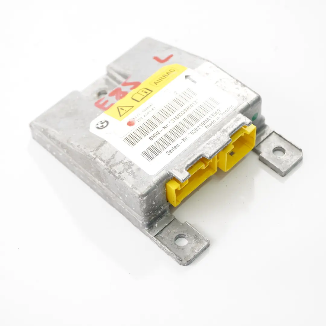 Capteur module d'airbag pilier B Unité contrôle gauche Airbag pour BMW Z4 E85 à propos du numéro de pièce 6948087 BMW Z4 E85 Capteur module d'airbag pilier B Unité contrôle gauche Airbag - SKU 6948087 - Numéro de pièce 6948087