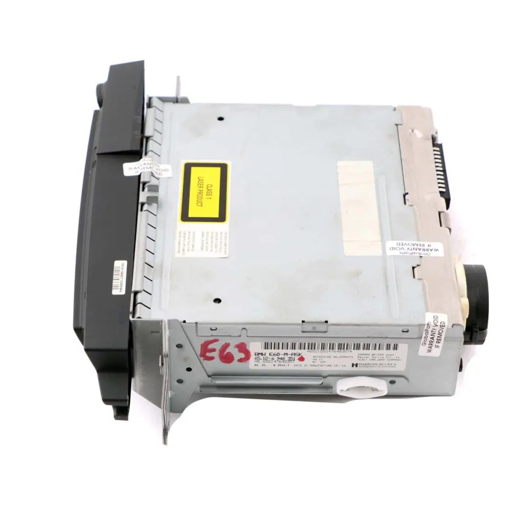 M-Audio System Controller Navigation Head Unit to BMW 5 Series 1 E60 with Part number 6948351 BMW 5 Series 1 E60 M-Audio System Controller Navigation Head Unit - SKU 6948351-1 - Part number 6948351