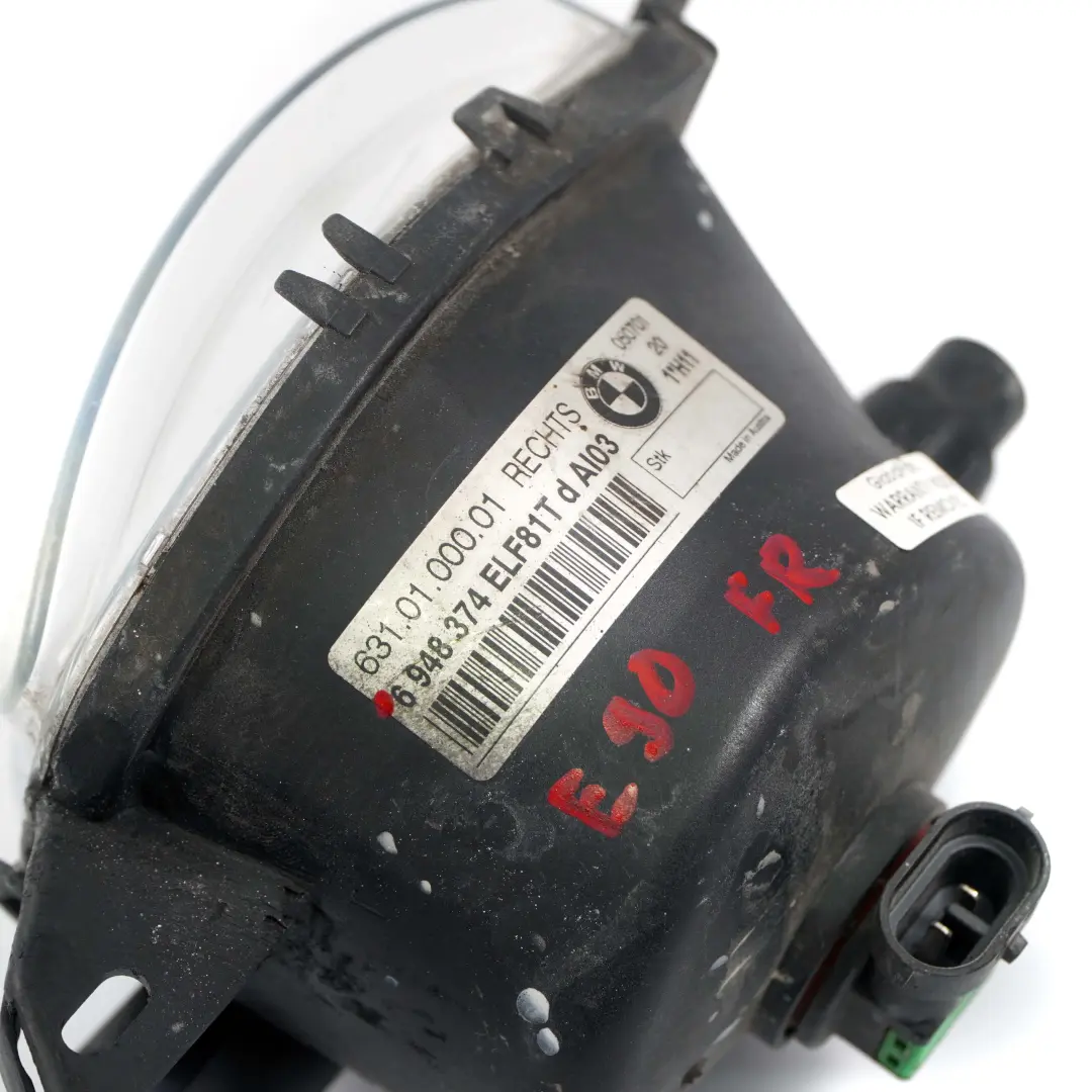 Phare Anti-brouillard droit 6317 pour BMW E90 E91 à propos du numéro de pièce 6948374 BMW E90 E91 Phare Anti-brouillard droit 6317 - SKU 6948374 - Numéro de pièce 6948374