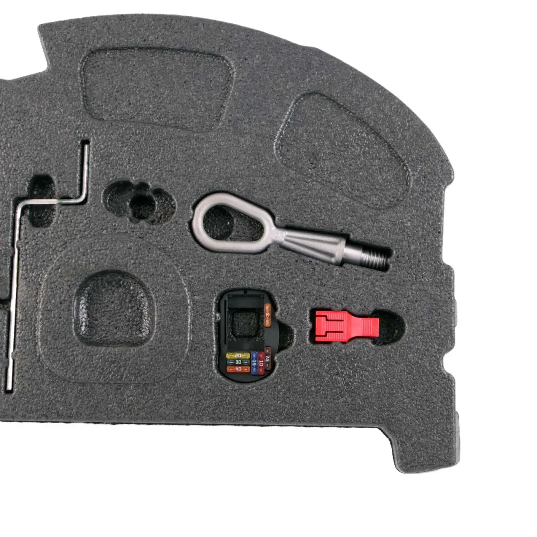 Toolkit Tool Box Holder Upper Part Foam Panel Hook Screw to BMW 6 E63 E64 with Part number 6948518 BMW 6 E63 E64 Toolkit Tool Box Holder Upper Part Foam Panel Hook Screw - SKU 6948518-1 - Part number 6948518