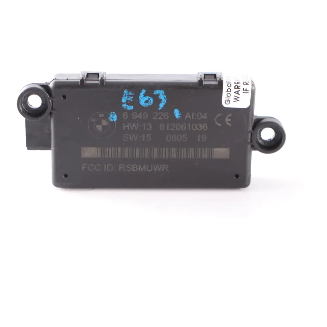 2 x BMW E63 E64 DWA Sistema Alarma Puerta Módulo Unidad de Control Set - SKU 6949226-1 - Número de pieza 6949226
