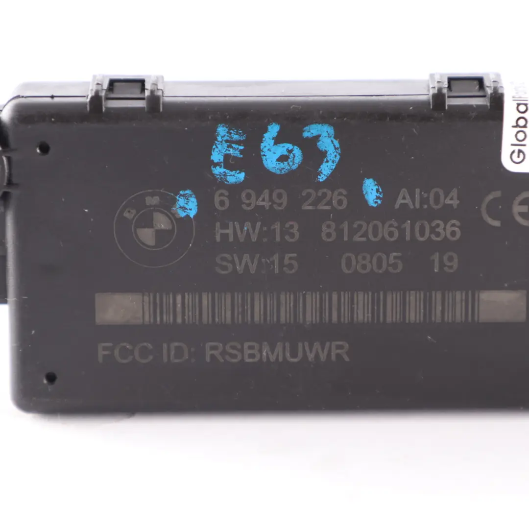 2 x BMW E63 E64 DWA Door Alarm System Module Control Unit Set - SKU 6949226-1 - Part number 6949226