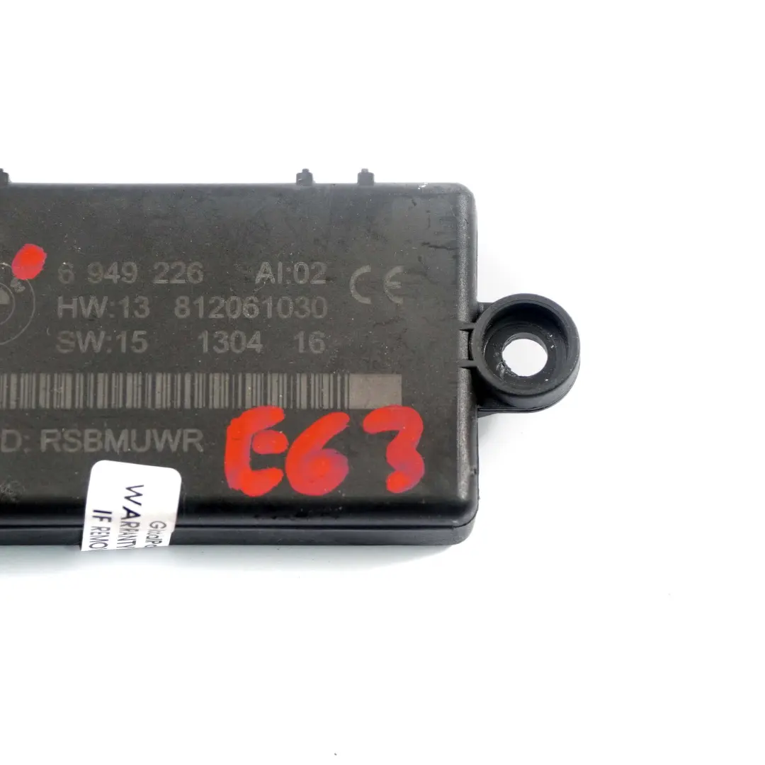 BMW 6 Series E63 E64 Convertible Coupe DWA-Alarm System Module - SKU 6949226 - Part number 6949226