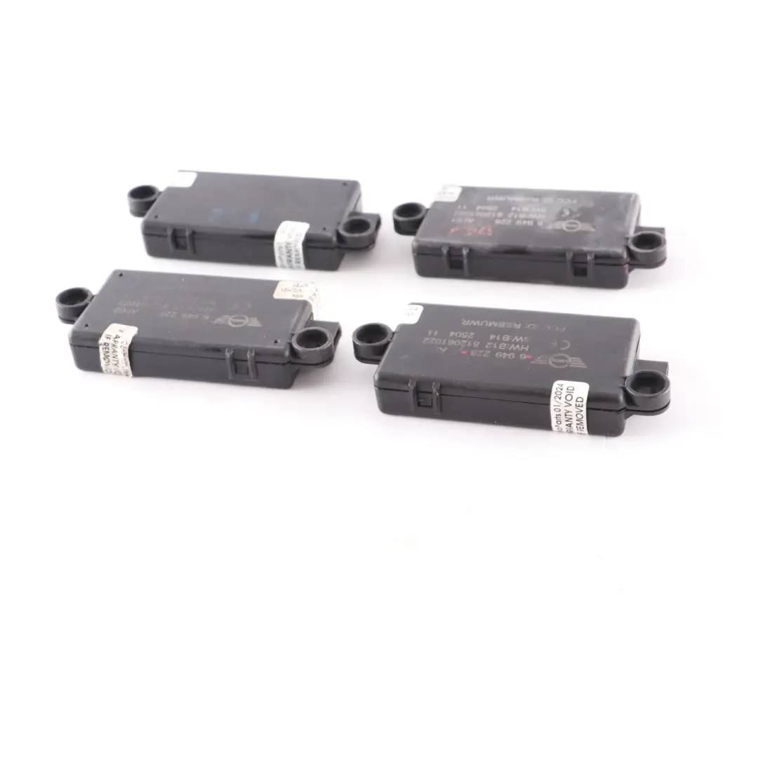 4 x Mini R52 Convertible DWA Puerta Alarma Sistema Módulo Unidad Set - SKU 6949228-2 - Número de pieza 6949228