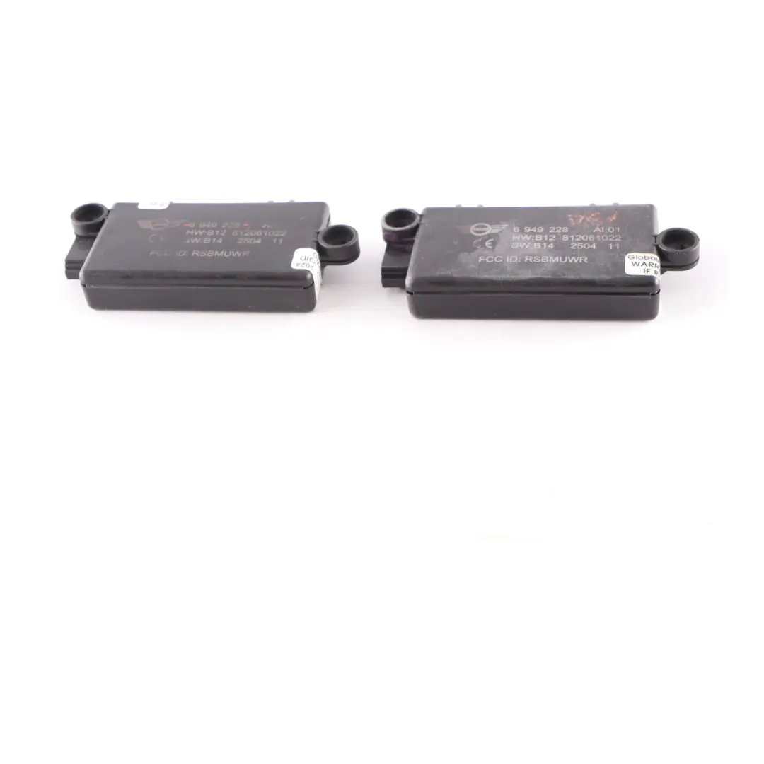 2 x Mini Cooper R52 Cabrio DWA Tür alarm anlage Modul satz - SKU 6949228-1 - Teilenummer 6949228