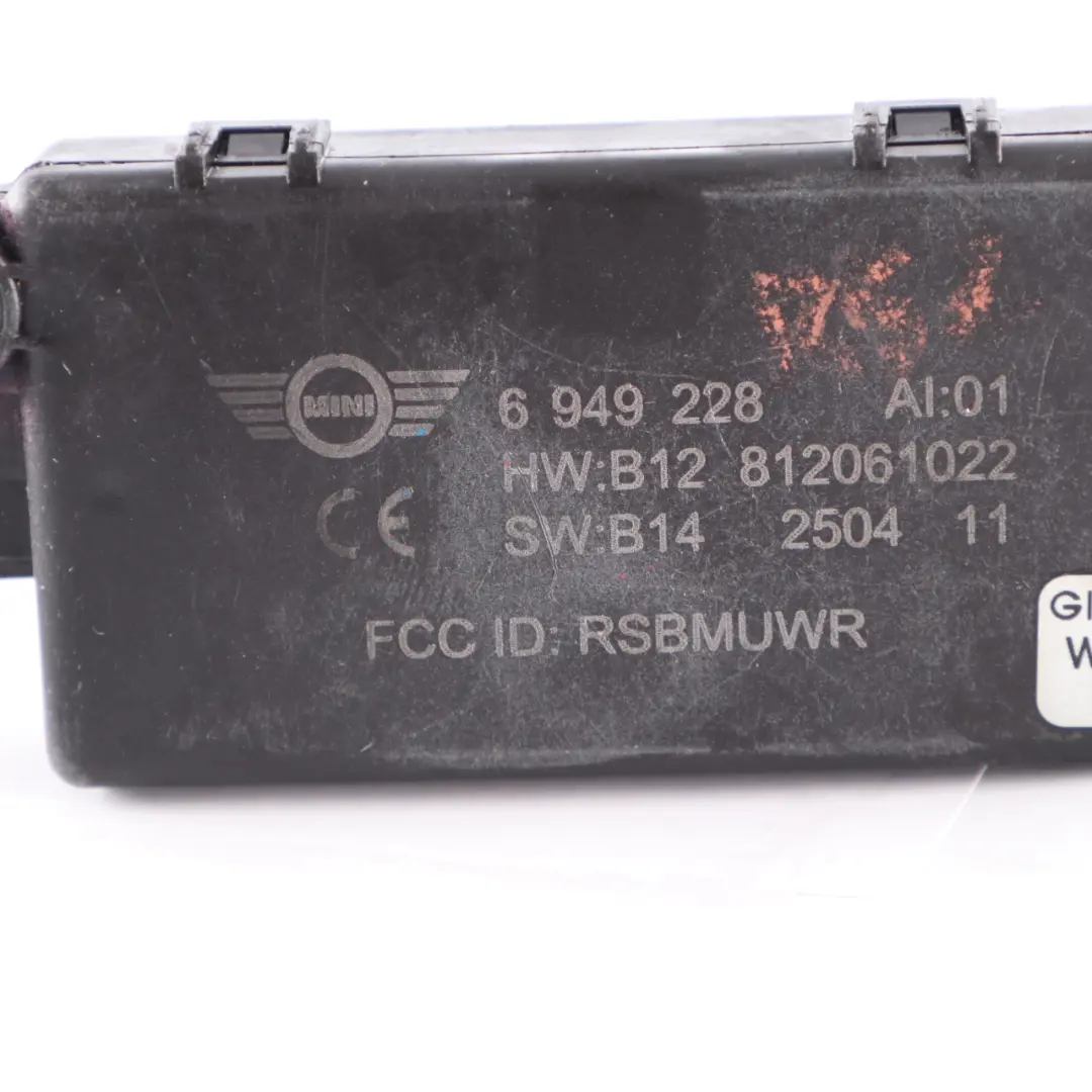 2 x Mini Cooper R52 Convertible DWA Door Alarm System Module Unit Set - SKU 6949228-1 - Part number 6949228