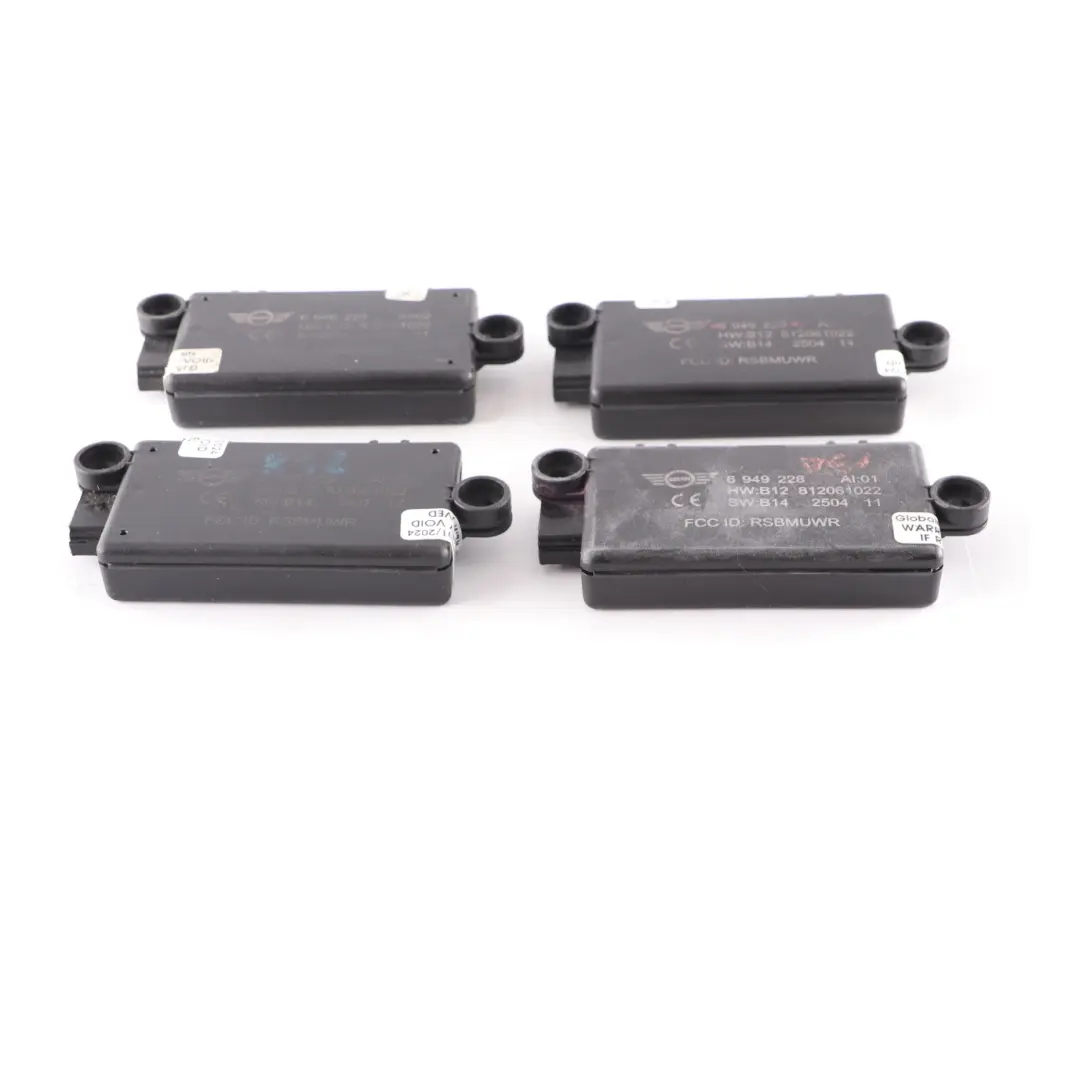 4 x Mini Cooper R52 Cabrio DWA Tür alarm anlage Modul satz - SKU 6949228-2 - Teilenummer 6949228