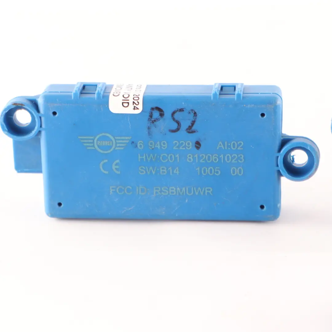 DWA Système d'alarme porte Module contrôle Set pour 4 x Mini R52 Convertible à propos du numéro de pièce 6949229 4 x Mini R52 Convertible DWA Système d'alarme porte Module contrôle Set - SKU 6949229-2 - Numéro de pièce 6949229