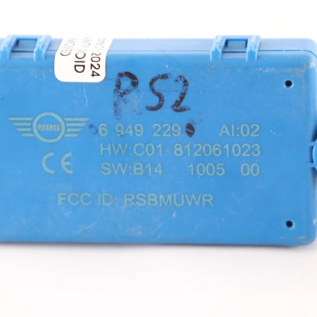 4 x Mini R52 Cabrio DWA Sistema allarme porta Modulo Unità controllo Set - SKU 6949229-2 - Numero di parte 6949229