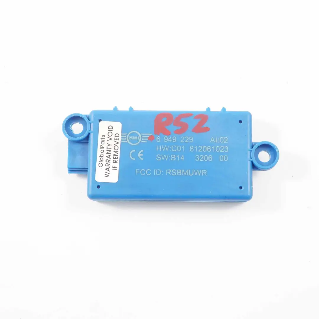 DWA Puerta Trasera Sistema De Alarma Modulo Unidad para Mini R52 Convertible con número de pieza 6949229 Mini R52 Convertible DWA Puerta Trasera Sistema De Alarma Modulo Unidad - SKU 6949229 - Número de pieza 6949229