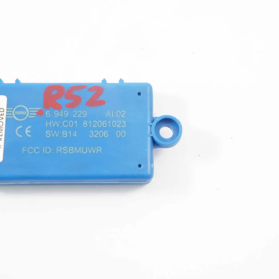 Mini R52 Cabrio Convertible DWA Rear Door Alarm System Module Unit - SKU 6949229 - Part number 6949229