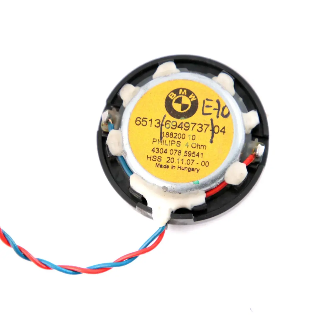 BMW X5 E70 X6 E71 Pannello porta anteriore Hi-Fi Tweeter Altoparlante - SKU 6949737 - Numero di parte 6949737