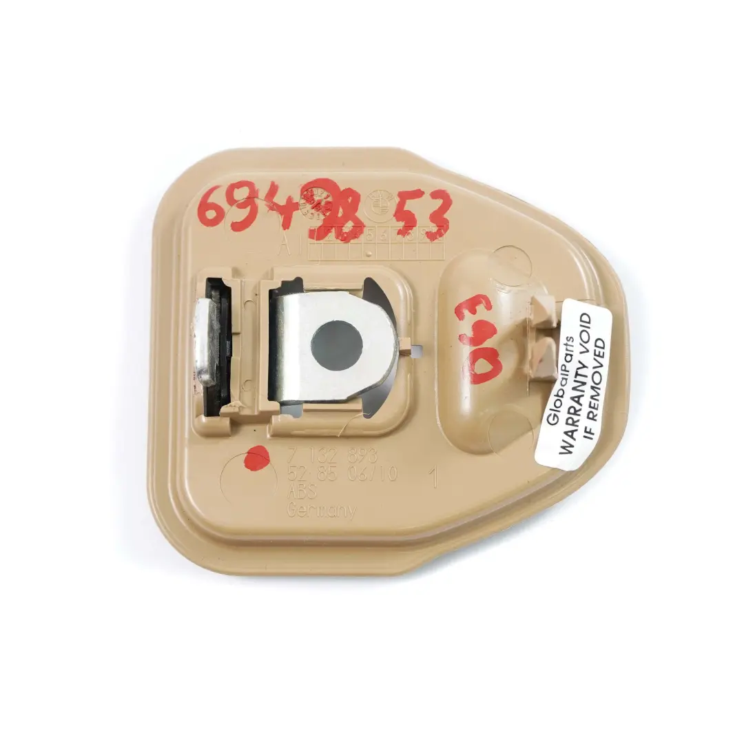 Fijacion Lazo Trasero Maletero Compartimento Piso Beige para BMW E90 E91 E92 con número de pieza 6949853 BMW E90 E91 E92 Fijacion Lazo Trasero Maletero Compartimento Piso Beige - SKU 6949853 - Número de pieza 6949853