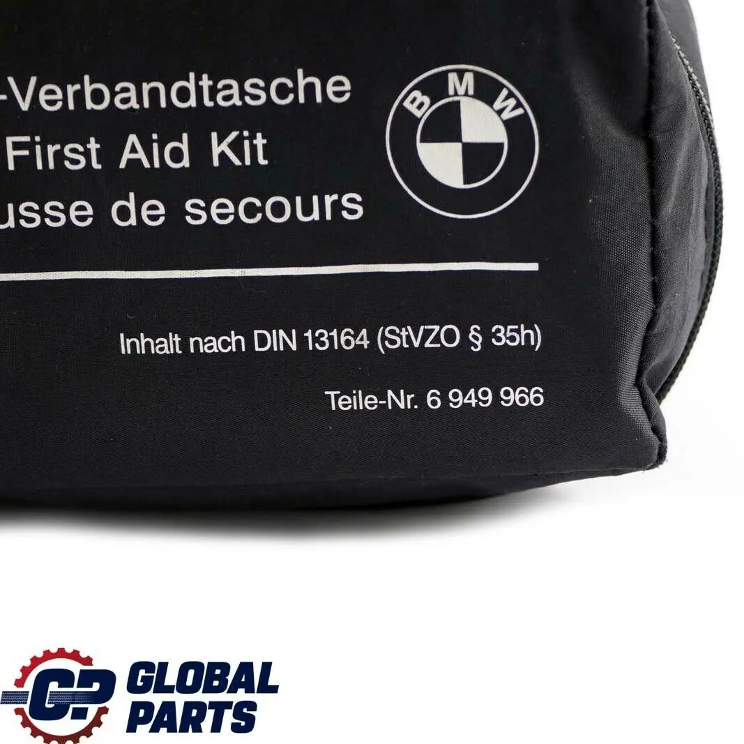 BMW Universal First Aid Emergency Medical Kit Pouch Black - SKU 6949966 - Part number 6949966