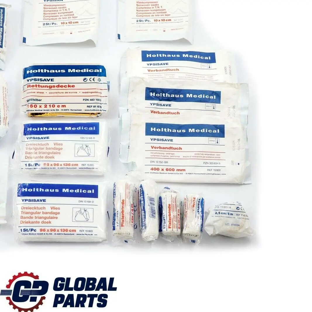 Universal First Aid Emergency Medical Kit Pouch Black to BMW with Part number 6949966 BMW Universal First Aid Emergency Medical Kit Pouch Black - SKU 6949966 - Part number 6949966