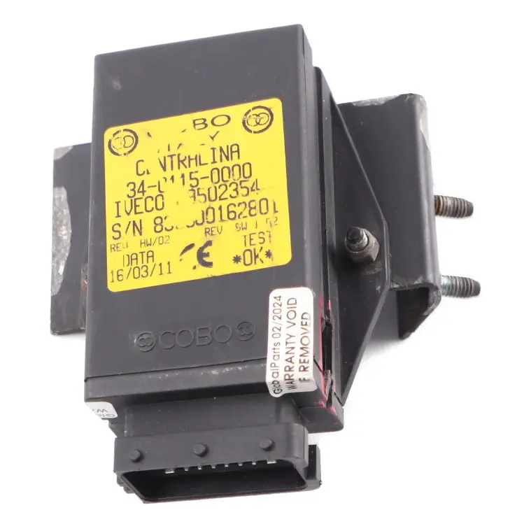 Towing Tow Bar Trailer Hook Module Control Unit to Iveco Daily with Part number 69502354 Iveco Daily Towing Tow Bar Trailer Hook Module Control Unit - SKU 69502354 - Part number 69502354