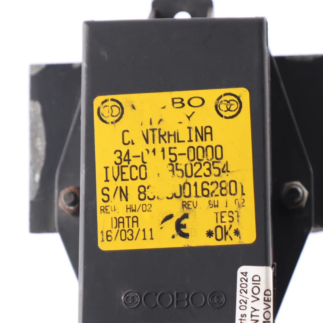 Towing Tow Bar Trailer Hook Module Control Unit to Iveco Daily with Part number 69502354 Iveco Daily Towing Tow Bar Trailer Hook Module Control Unit - SKU 69502354 - Part number 69502354