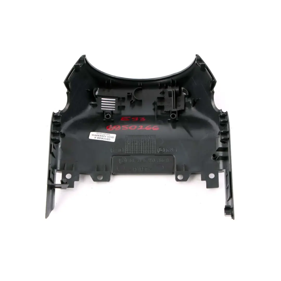 Panel embellecedor Tapa Columna Direccion para BMW Z4 E82 E84 E88 E89 E93 LCI con número de pieza 6950266 BMW Z4 E82 E84 E88 E89 E93 LCI Panel embellecedor Tapa Columna Direccion - SKU 6950266 - Número de pieza 6950266