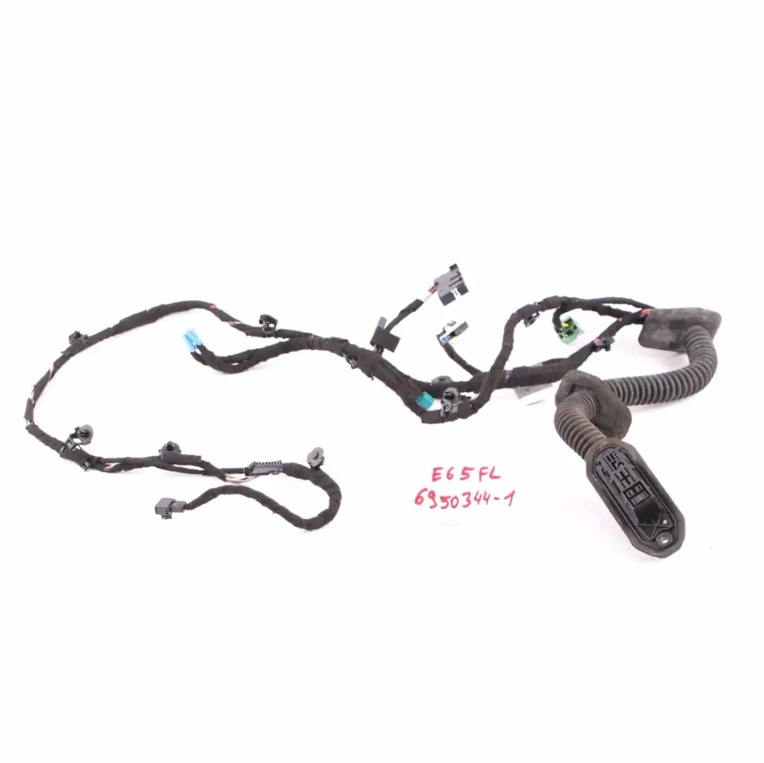 Cable Harness Loom Front Door Wiring Left N/S 6950343 to BMW E65 E66 with Part number 6950344 BMW E65 E66 Cable Harness Loom Front Door Wiring Left N/S 6950343 - SKU 6950344-1 - Part number 6950344