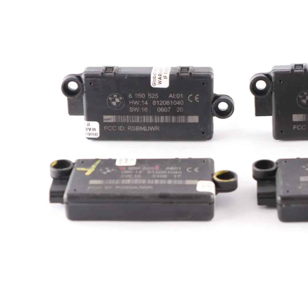 4 x BMW E63 E64 E93 Módulo Sistema Alarma Sensor DWA Unidad Control Set - SKU 6950525-2 - Número de pieza 6950525