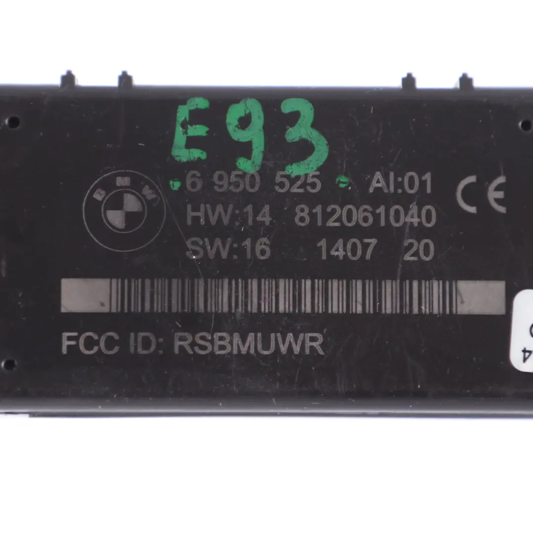 2 x BMW E63 E64 E93 Alarm System Module Sensor DWA Control Unit Set - SKU 6950525-1 - Part number 6950525