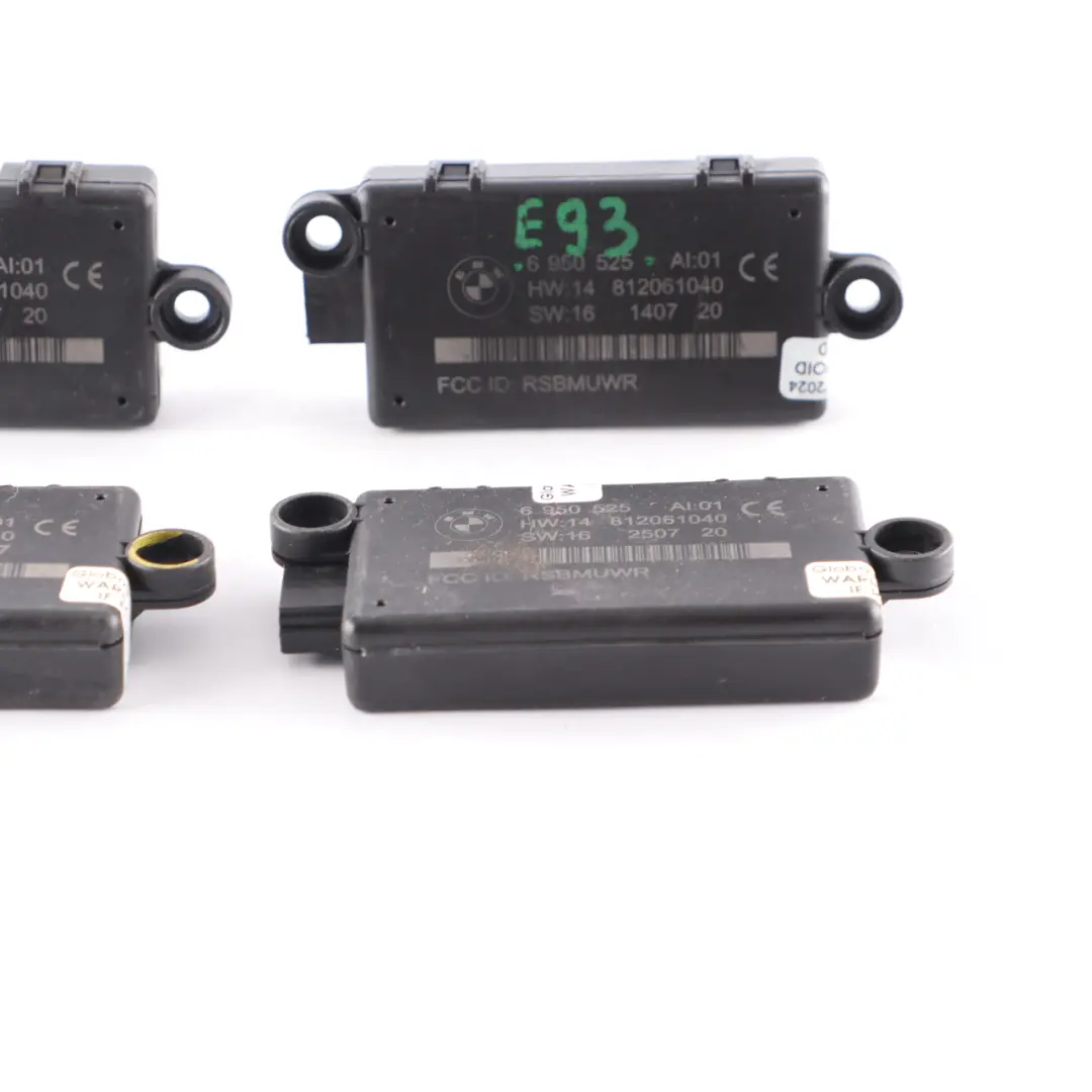 4 x BMW E63 E64 E93 Moduł Sterownik Czujnik Alarmu DWA Zestaw - SKU 6950525-2 - Numer Części 6950525