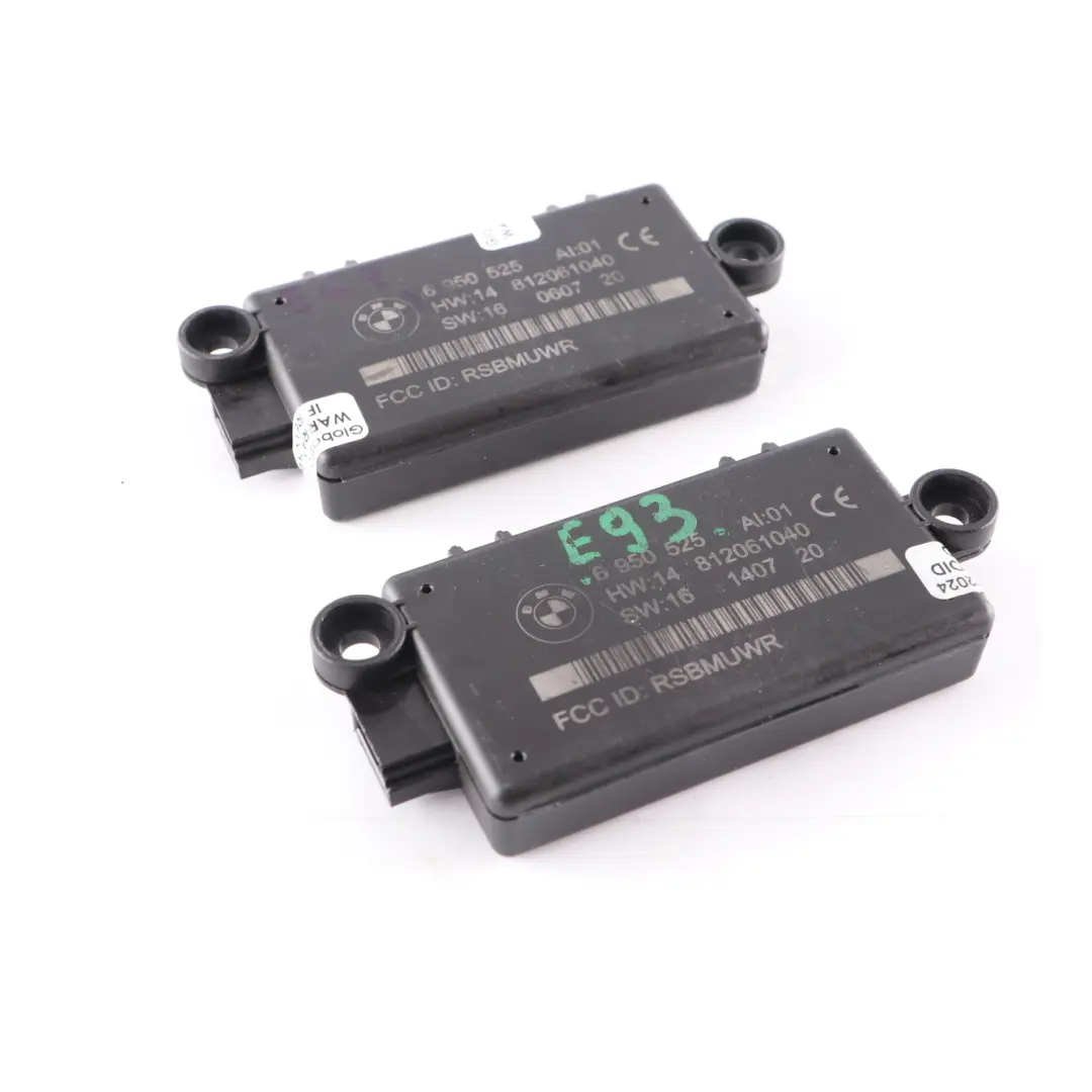 2 x BMW E63 E93 Module système d'alarme Capteur Ensemble contrôle DWA - SKU 6950525-1 - Numéro de pièce 6950525