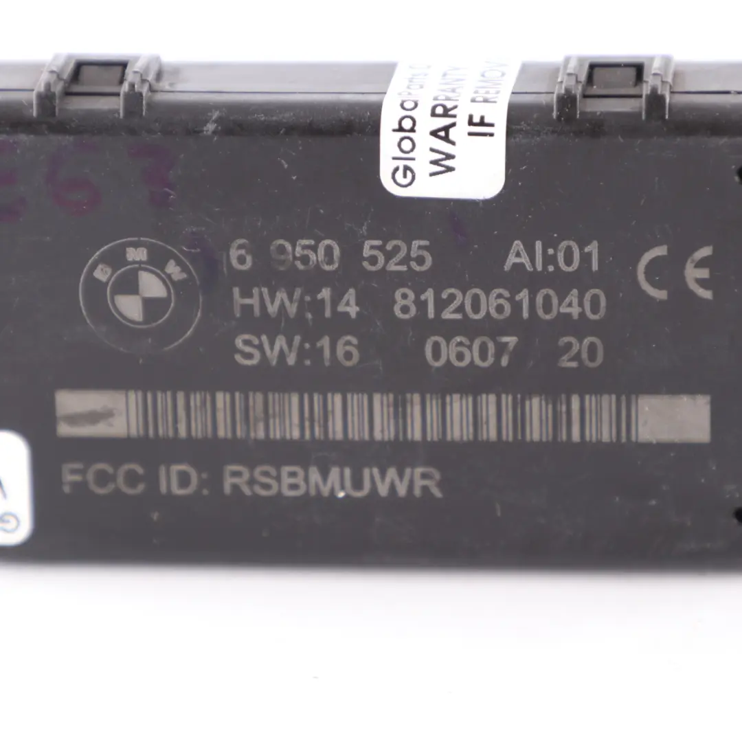 4 x BMW E63 E64 E93 Módulo Sistema Alarma Sensor DWA Unidad Control Set - SKU 6950525-2 - Número de pieza 6950525