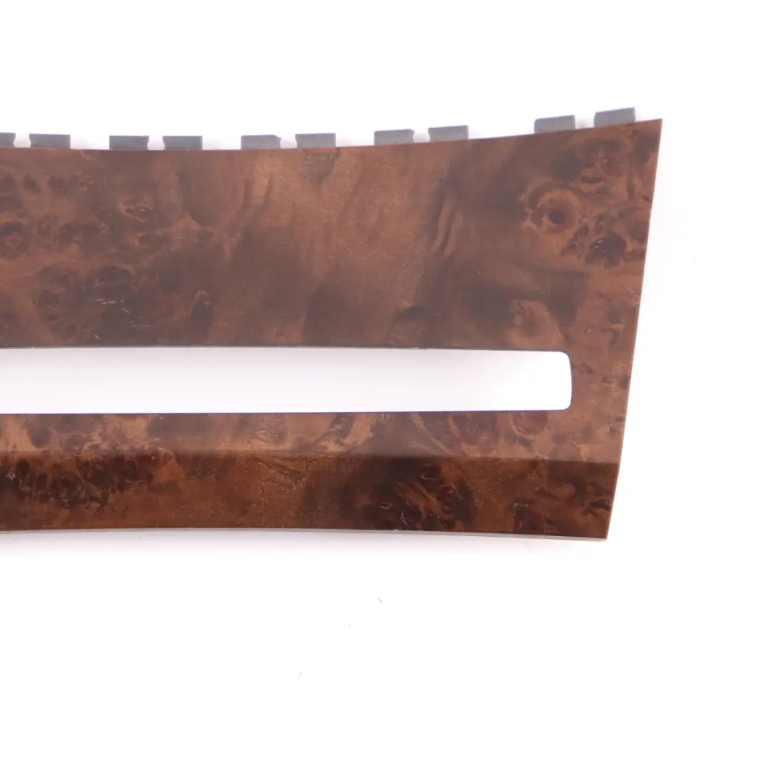 BMW 5 Series E60 E61 Cover Trim Panel Dashboard Frame Center Wood Poplar - SKU 6951031 - Part number 6951031