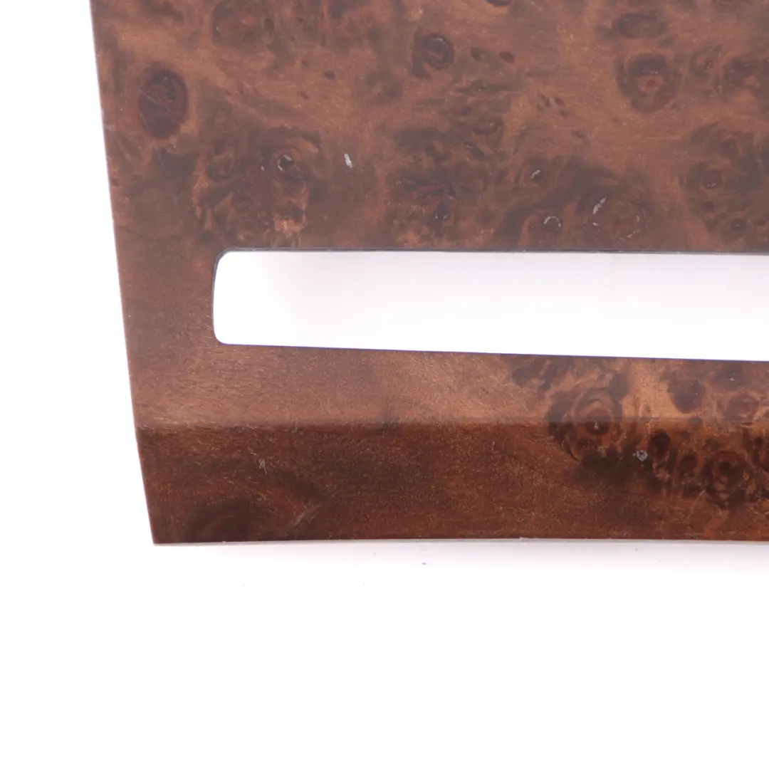 BMW 5 Series E60 E61 Cover Trim Panel Dashboard Frame Center Wood Poplar - SKU 6951031 - Part number 6951031