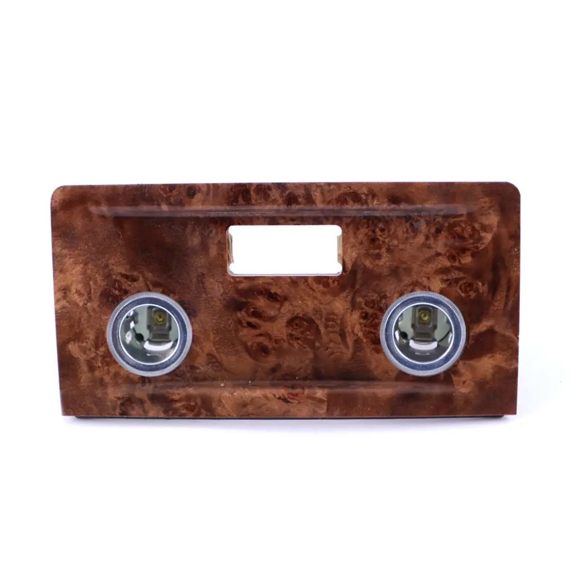 BMW E60 E61 Coperchio Console Centrale Posteriore Pioppo Woodgrain Luce 6951142