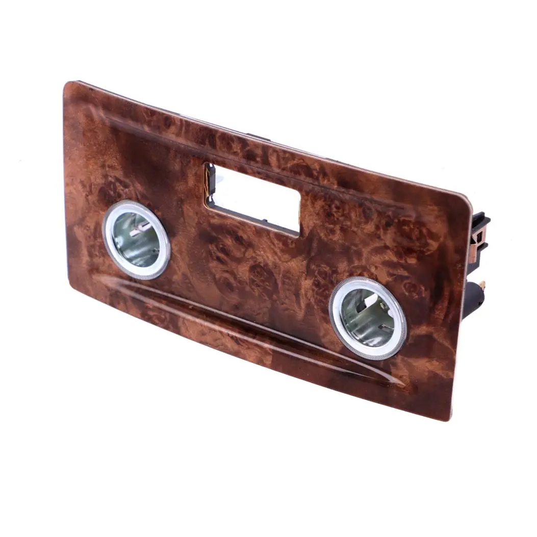 BMW E60 E61 Coperchio Console Centrale Posteriore Pioppo Woodgrain Luce - SKU 6951142 - Numero di parte 6951142