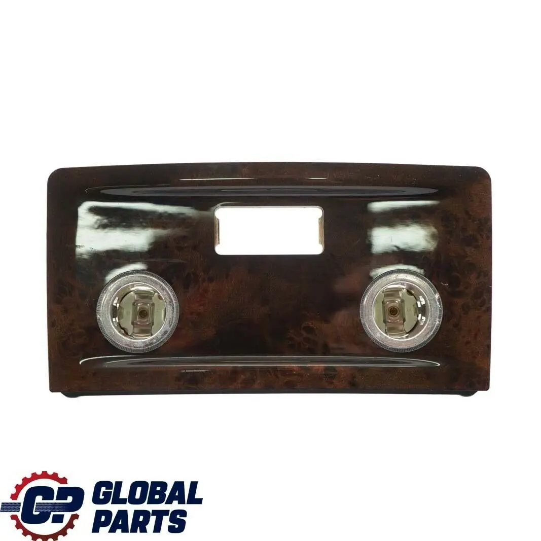 Trim Panel Centre Console Wood Poplar Dark to BMW 5 Series E60 E61 Cover with Part number 6951150 BMW 5 Series E60 E61 Cover Trim Panel Centre Console Wood Poplar Dark - SKU 6951150 - Part number 6951150