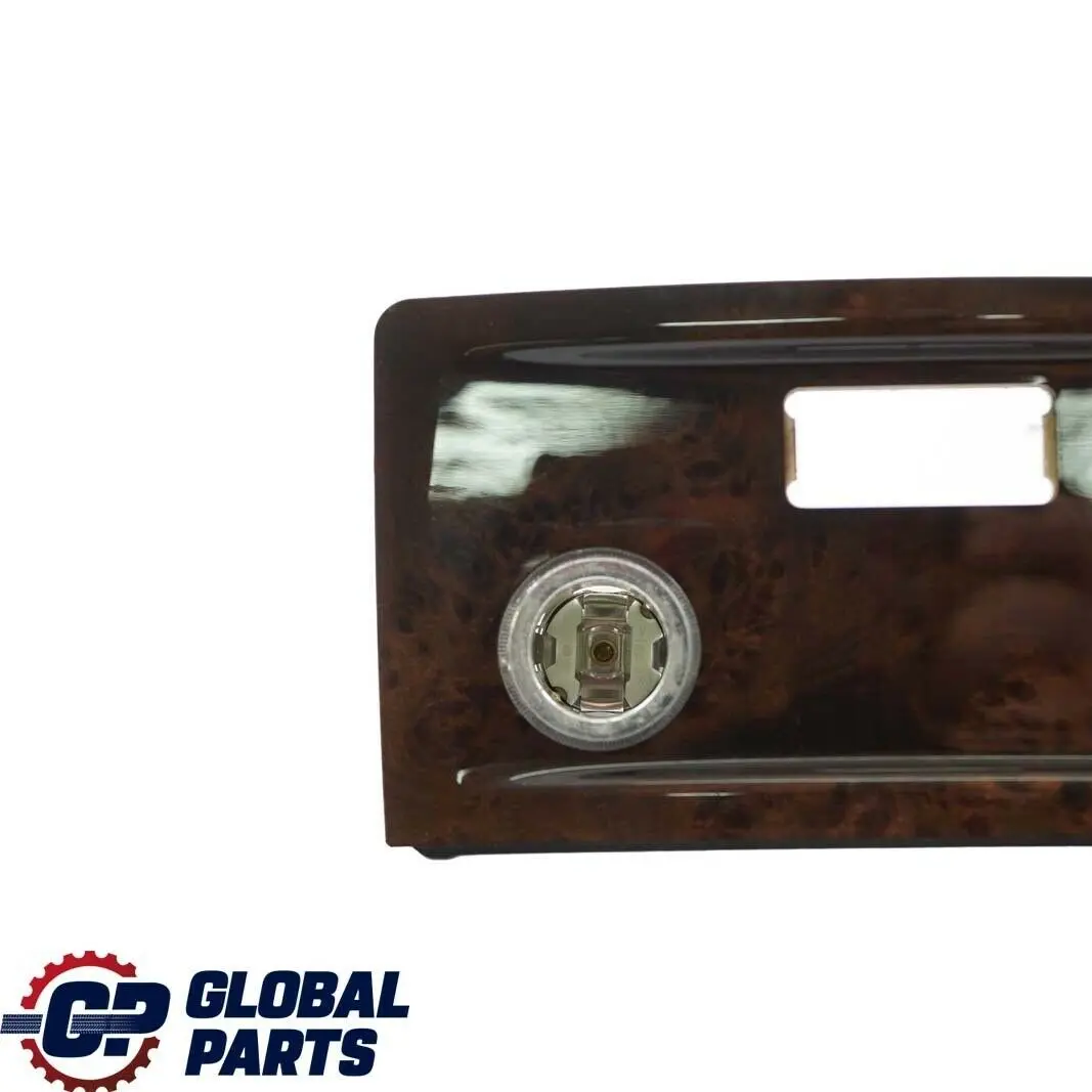 Trim Panel Centre Console Wood Poplar Dark to BMW 5 Series E60 E61 Cover with Part number 6951150 BMW 5 Series E60 E61 Cover Trim Panel Centre Console Wood Poplar Dark - SKU 6951150 - Part number 6951150