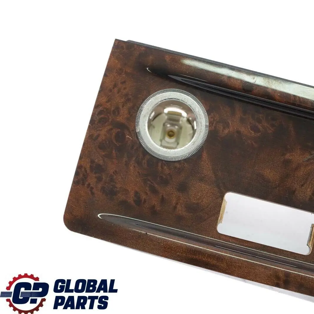 Trim Panel Centre Console Wood Poplar Dark to BMW 5 Series E60 E61 Cover with Part number 6951150 BMW 5 Series E60 E61 Cover Trim Panel Centre Console Wood Poplar Dark - SKU 6951150 - Part number 6951150