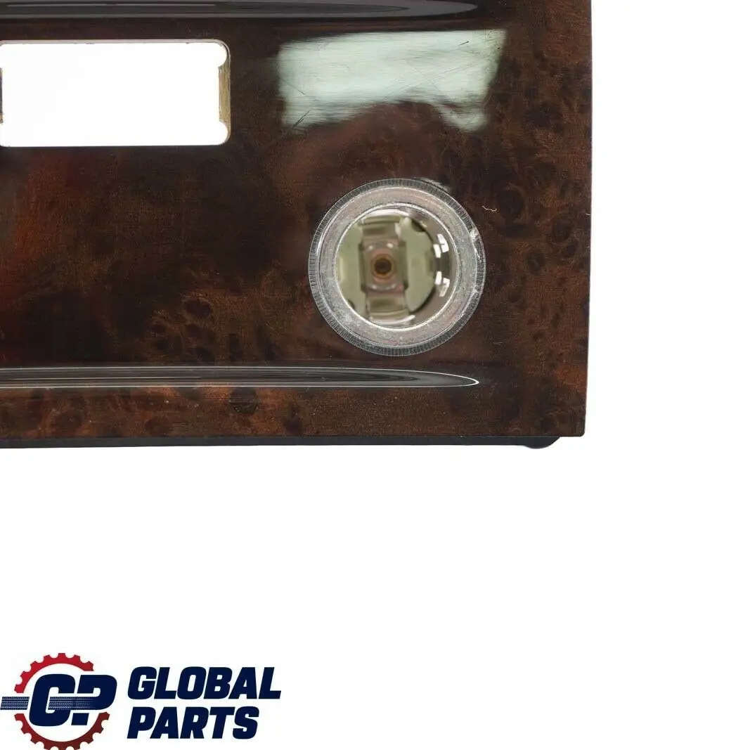 Trim Panel Centre Console Wood Poplar Dark to BMW 5 Series E60 E61 Cover with Part number 6951150 BMW 5 Series E60 E61 Cover Trim Panel Centre Console Wood Poplar Dark - SKU 6951150 - Part number 6951150