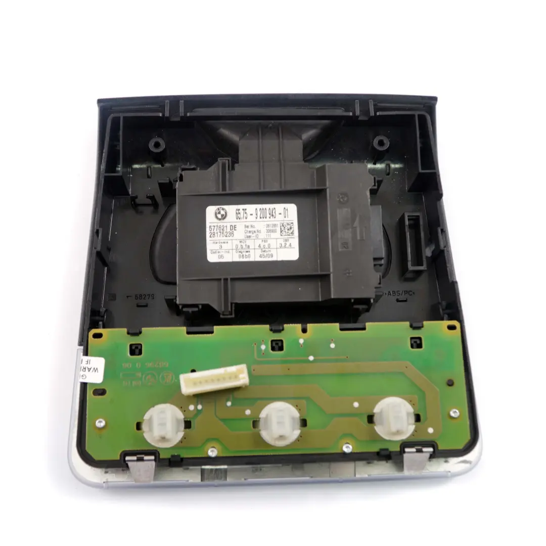 Innenleseleuchte Hinten Mitte Lamp Alaskagrau Grau BMW E81 E82 E87 E87N E92N LCI - SKU 6951258-1 - Teilenummer 9201641