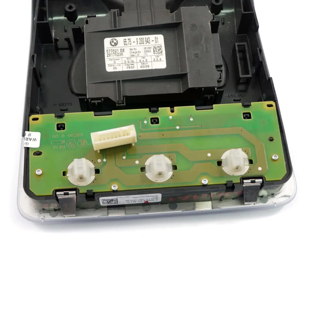Innenleseleuchte Hinten Mitte Lamp Alaskagrau Grau BMW E81 E82 E87 E87N E92N LCI - SKU 6951258-1 - Teilenummer 9201641