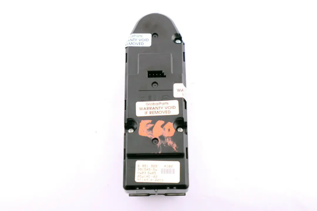 Schaltzentrum Fahrertür für BMW 5 er E60 E61 mit Teilenummer 6951929 BMW 5 er E60 E61 Schaltzentrum Fahrertür - SKU 6951929 - Teilenummer 6951929