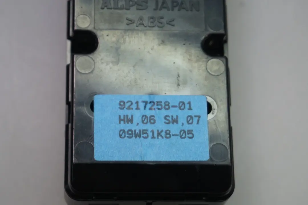 BMW E87N Schalter Fensterheber Fahrerseite rechts - SKU 6952054 - Teilenummer 6952054