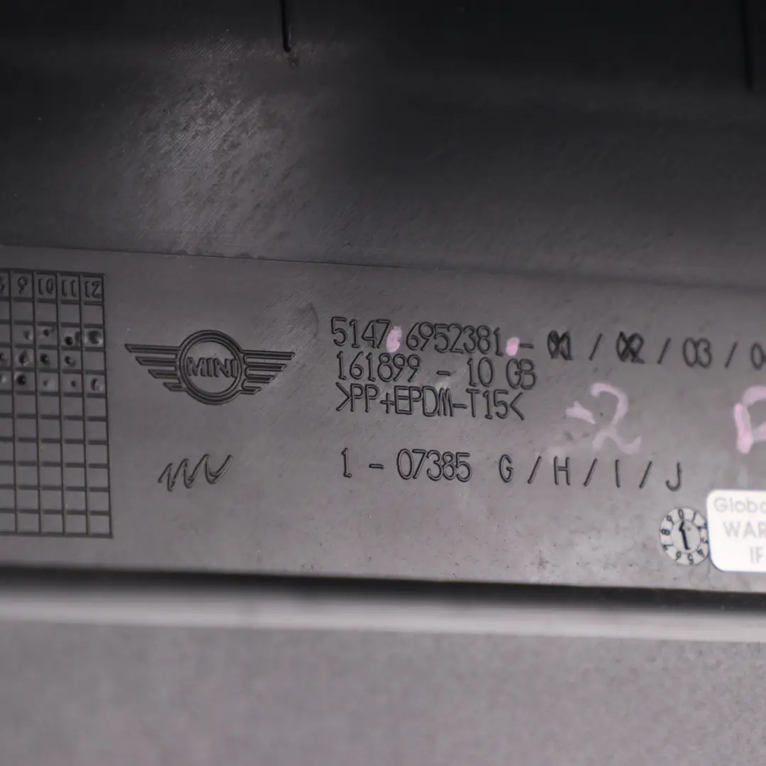 Mini Clubman R55 Trunk Floor Loading Space Sill Cover Trim Black - SKU 6952381-2 - Part number 6952381