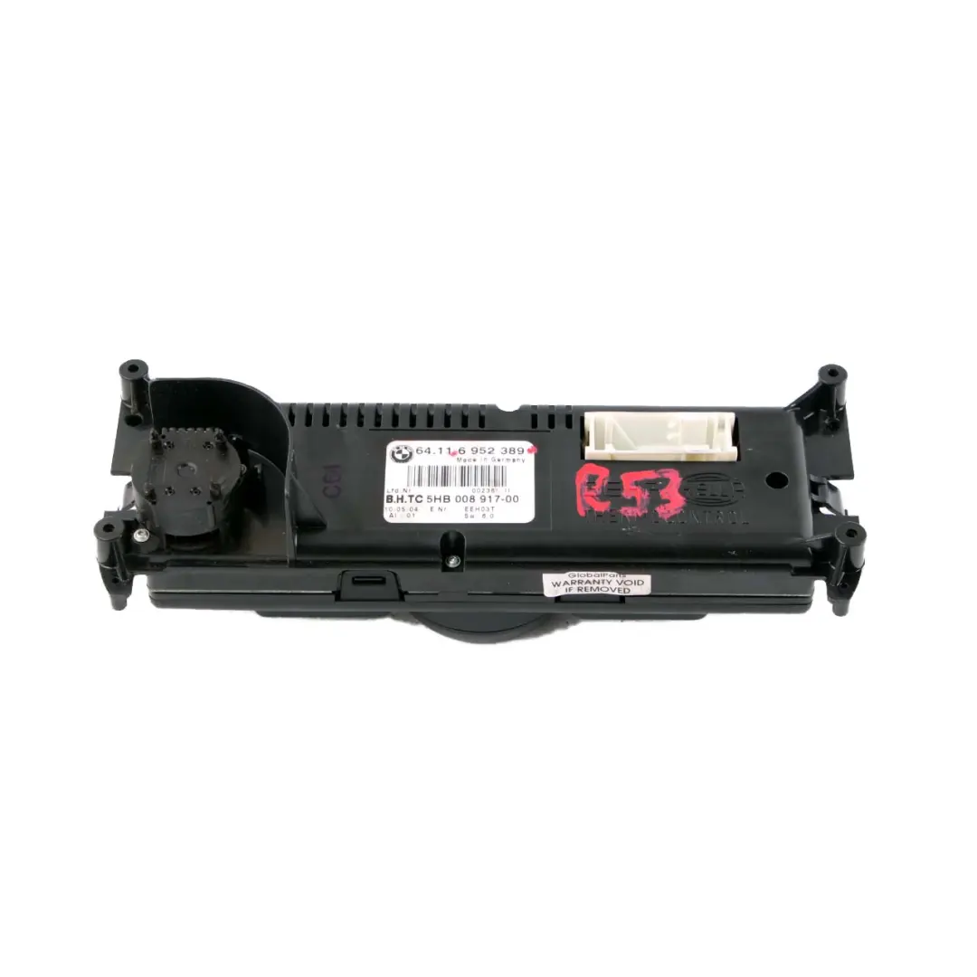Heater Control Panel Air Conditioning to Mini Cooper R50 R52 R53 Automatic with Part number 6952389 Mini Cooper R50 R52 R53 Automatic Heater Control Panel Air Conditioning - SKU 6952389 - Part number 6952389
