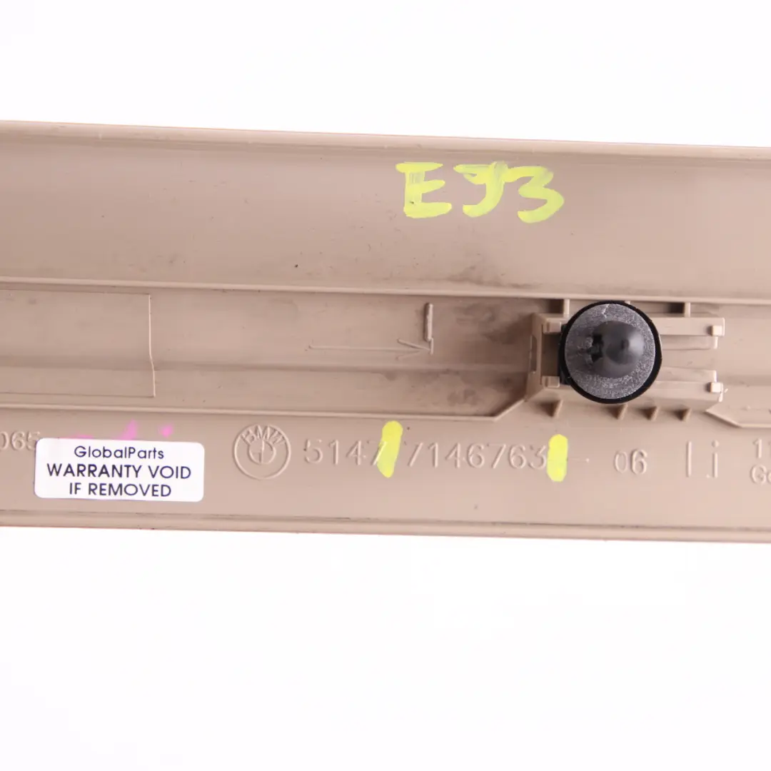 BMW E92 Osłona Listwa Progu Lewa Przód 7146763 - SKU 6952917 - Numer Części 6952917