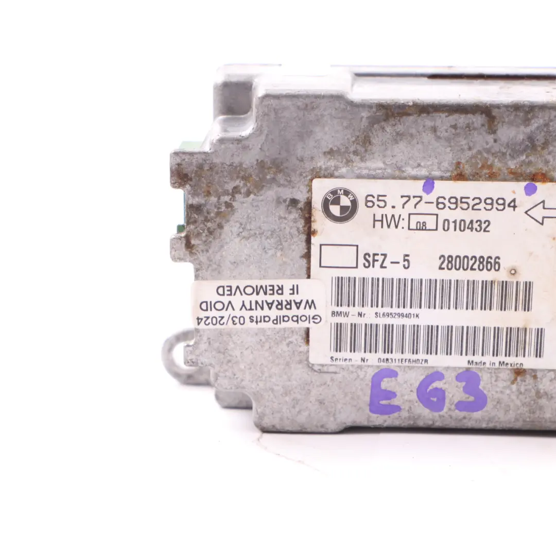 Air Module BMW E60 E63 Control Unit Centre Sensor ECU - SKU 6952994 - Part number 6952994