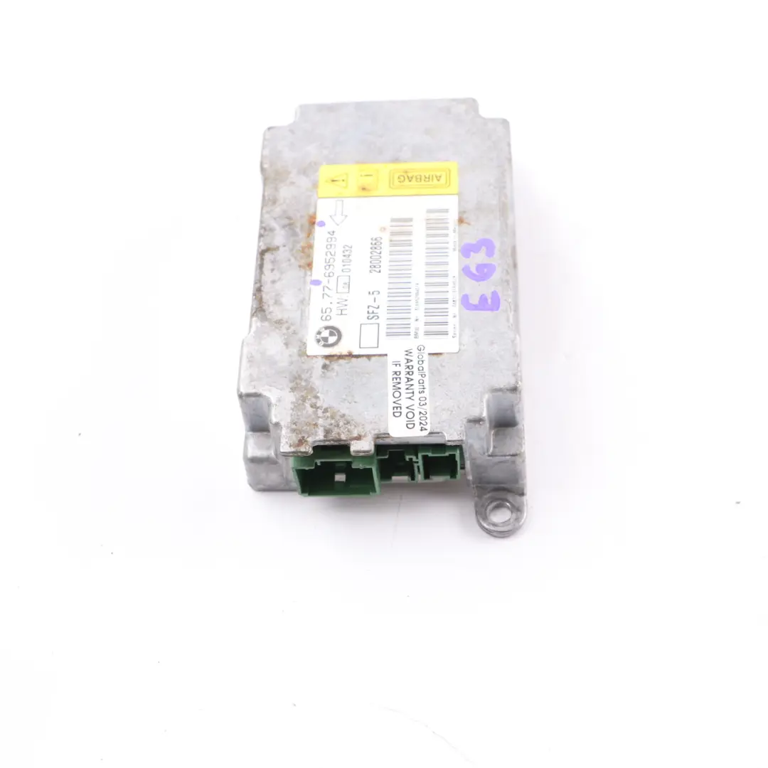 Module BMW E60 E63 Control Unit Centre Sensor ECU to Air with Part number 6952994 Air Module BMW E60 E63 Control Unit Centre Sensor ECU - SKU 6952994 - Part number 6952994